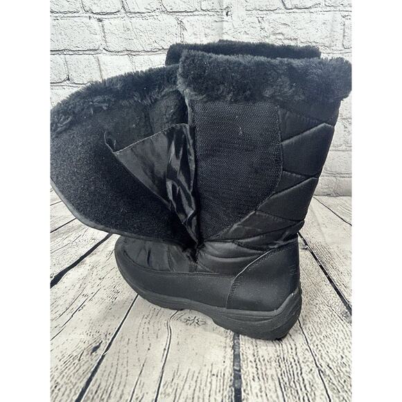 Mountain Warehouse Women’s ICE II Snow Boots With Fur Black Size 8 - Picture 7 of 8